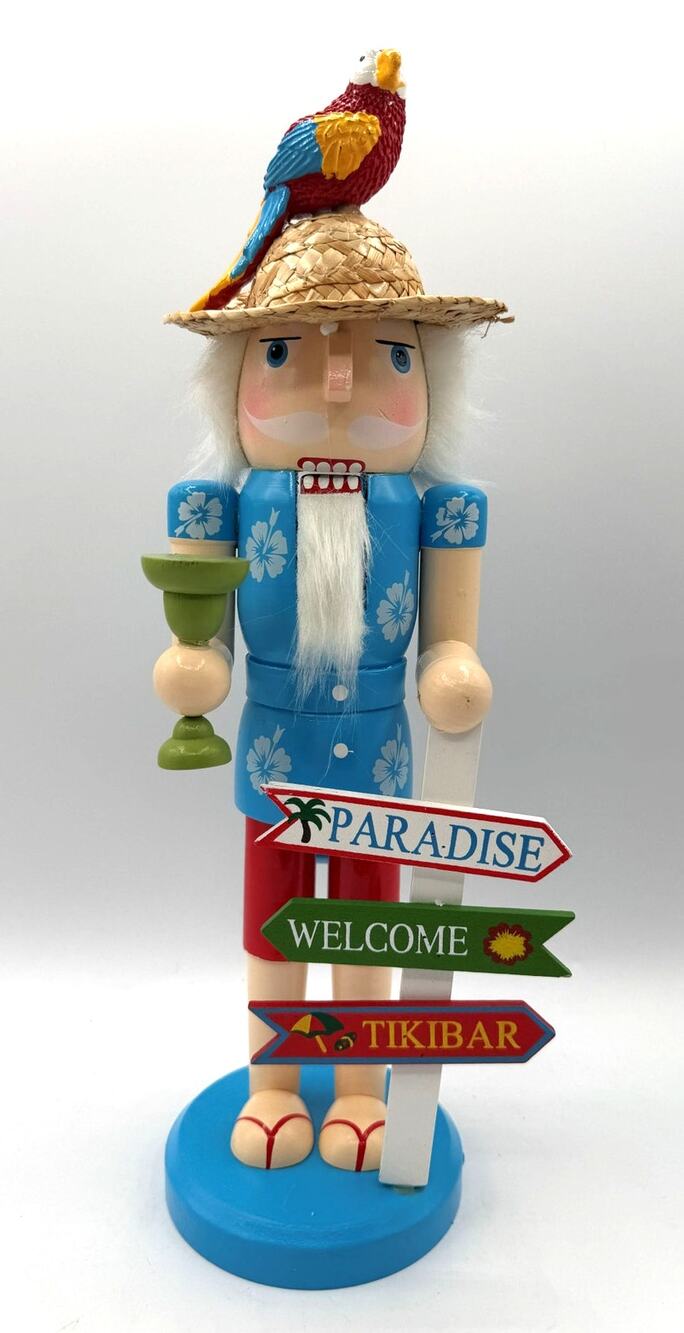 Santa's Workshop 14" 'Welcome To Paradise' Nutcracker In Original Box